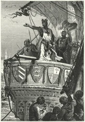 Return of the Crusaders from Palestine