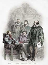 Henri IV and His Ministers, Theodore Agrippa d