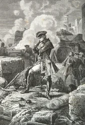 Lally-Tollendal during the siege of Pondicherry in 1760