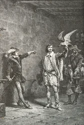 Louis XIII at the age of sixteen, with his favorite, the Duke of Luynes