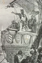 Richard the Lionheart Leaves the Holy Land in 1192