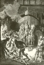The Cid ordering the execution of Ahmed