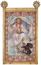 Portrait of Josephine Crane-Bradley as Slavia