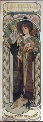 Poster for the Play La Tosca by Victorien Sardou