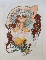 R. de Flers, Ilsee (Illustration by Mucha)