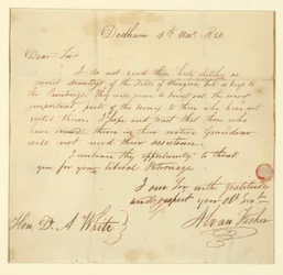 Letter to Mr. D.A. White