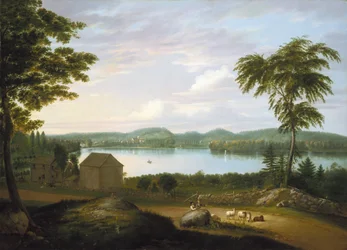 View of Springfield on the Connecticut River, 1819