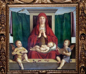 Virgin with child and angels