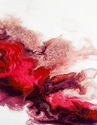 Crimson Fluid Flow