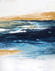 Deep Blue Ocean Gold