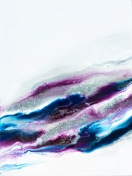 Glittering Fluid Motion