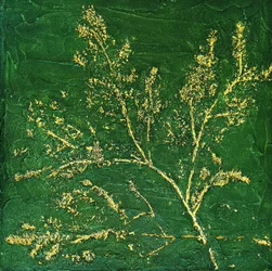 Golden Botanical Silhouette