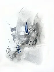 Monochrome Blue Impressions