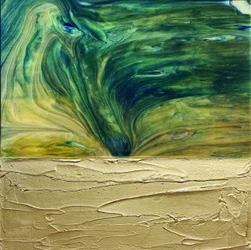Ocean Meets Golden Sand