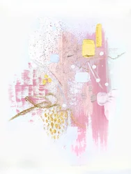 Rose Gold Abstract