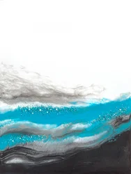 Teal Ocean Shimmer