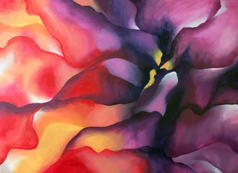 Vibrant Abstract Bloom