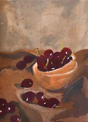 Deep Red Cherries