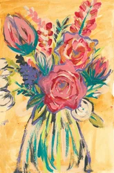 Vibrant Abstract Floral Bouquet