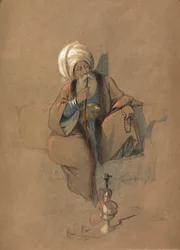 A Huqqa Smoker