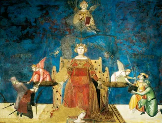 Allegory of Good Government, Wisdom and Justice (detail)