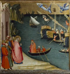St Nicholas Saves a Ship Carrying a Cargo of Wheat from the Storm