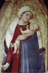 The Virgin and Child Jesus (Central Part of a Polyptych)