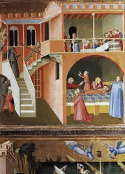 The Resurrection of the Dead Child. Scenes from the Life of St Nicholas