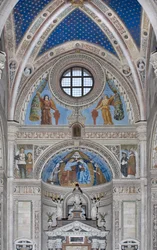 Coronation of the Virgin Mary with God and the Holy Spirit Between Francesco and Ludovico Sforza