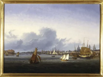 The Port of Calais by Louis Garneray, circa 1820