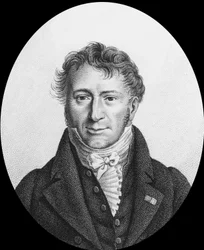 Edouard Bignon, deputy of Eure department (engraving)