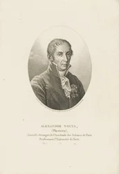 Portrait of Alessandro Volta 1745-1827, ca 1820