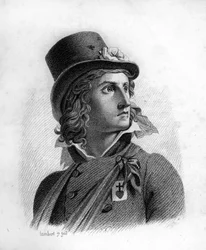 Portrait of Henri du Vergier, Count of La Rochejaquelein. Engraved by Ambroise Tardieu in 1818. Stella Collection