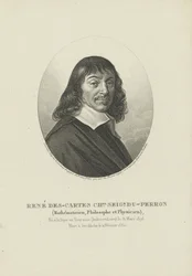 Portrait of the Philosopher René Descartes, 1596-1650, ca 1820