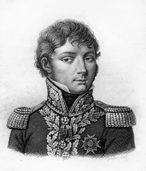 General Claude Antoine Preval (1776-1853). Engraved by Ambroise Tardieu in 1818. Stella Collection.