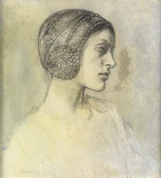 Anais, Wearing a Beguin, c.1822