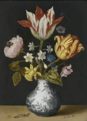 Still Life of Flowers in a Wan-Li Vase