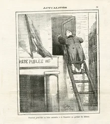Illustration of Cham in Le Charivari
