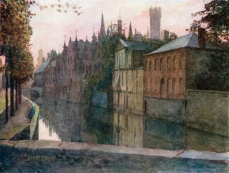 View of the Palais du Franc, Bruges