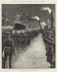 Funeral of the Late German Emperor William, at Berlin