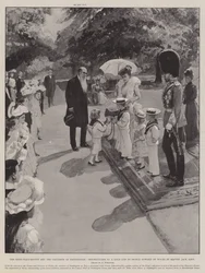 The Heir-Presumptive and the Children of Paddington, Presentation of a Gold Cup to Prince Edward of Wales by Master Jack Aird