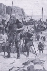 The Vikings Find America, from My Magazine, Published 1922