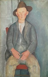 The Little Farmer. Around 1918