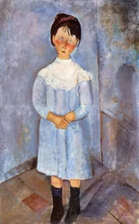 Girl in Blue, 1918