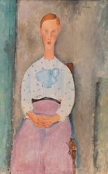Girl with a Polka-Dot Blouse