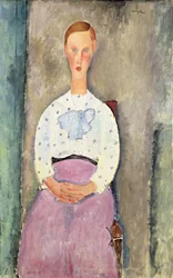 Girl with a Polka-Dot Blouse