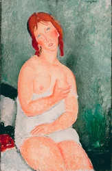 Young Woman in a Chemise