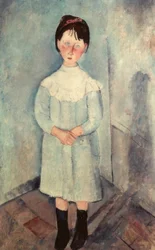 The Little Girl in Blue