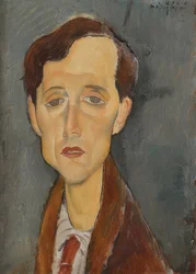 Portrait of Franz Hellens (1881-1972). 1919