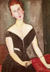 Portrait of Madame Georges Van Muyden by Amedeo Modigliani